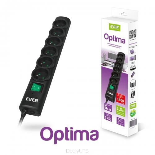 Listwa antyprzepięciowa EVER Optima 5 m