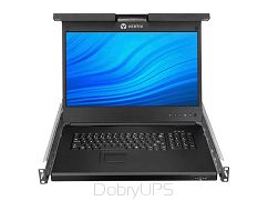 Avocent lokalna konsola LCD Rack 19” LCD, z 16 portowym switchem KVM i 16 kablami  LRA185KMM16D-001